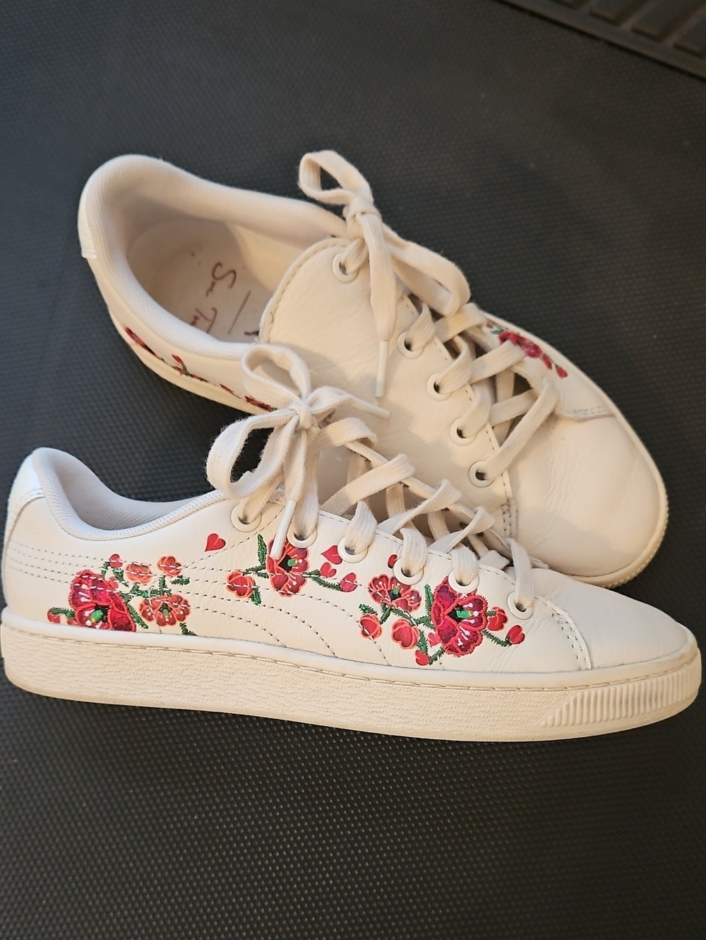 Puma X Sue Tsai Basket Cherry Bomb Sneakers